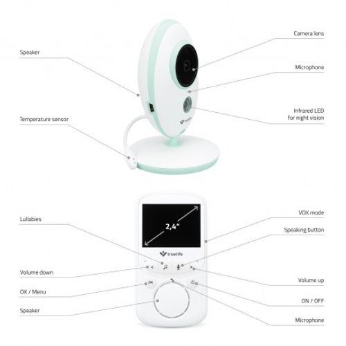 TRUELIFE digitalni video monitor NannyCam V24 slika 11