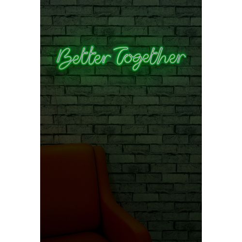 Wallity Ukrasna plastična LED rasvjeta, Better Together - Green slika 11