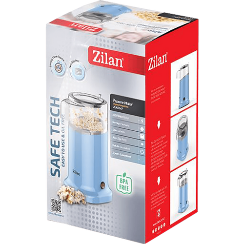 Zilan Aparat za kokice, 1200 W, plava - ZLN3147 slika 2