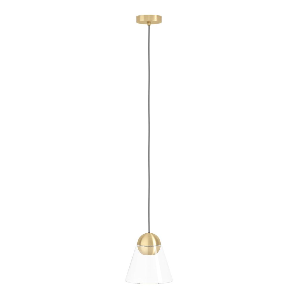 Eglo viseća lampa cerasella gu10 1x4,5w brušeni mesing/prozirno v:1100mm o200mm slika 5
