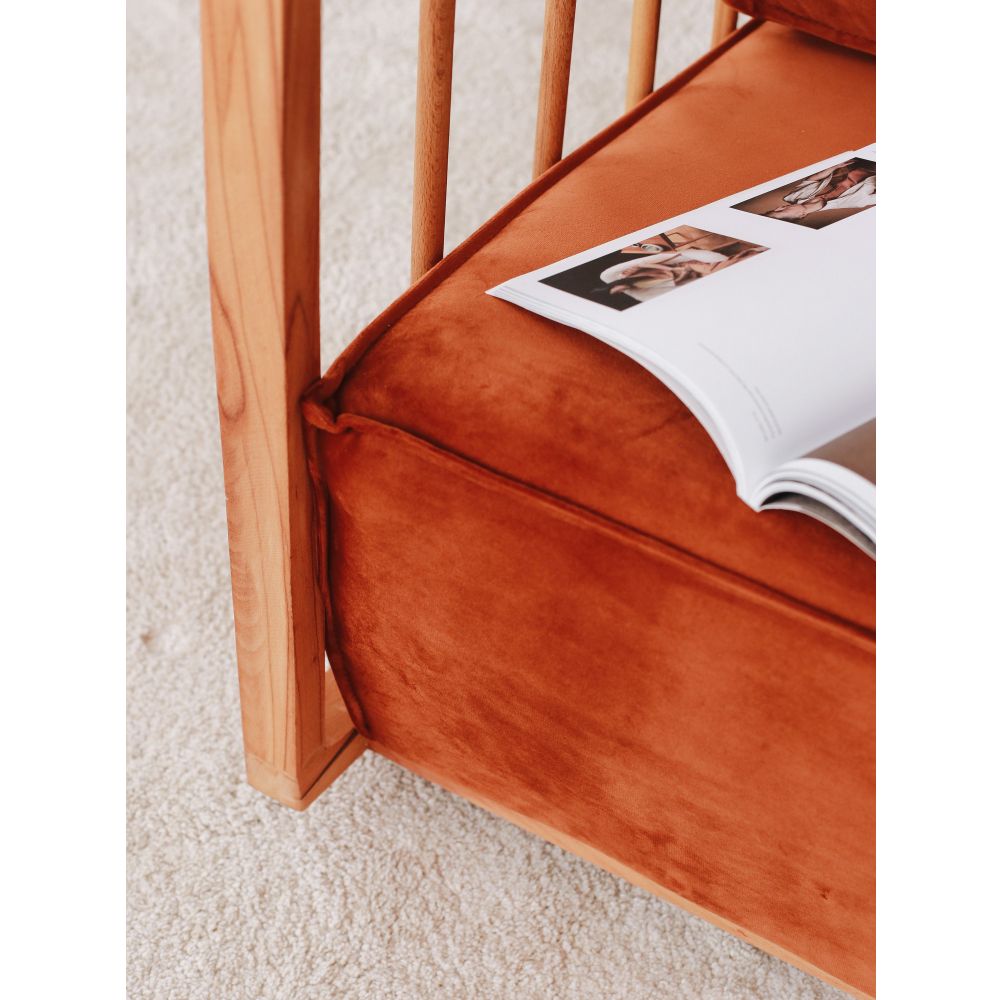 Sallanan - Cinnamon Cinnamon Wing Chair slika 4