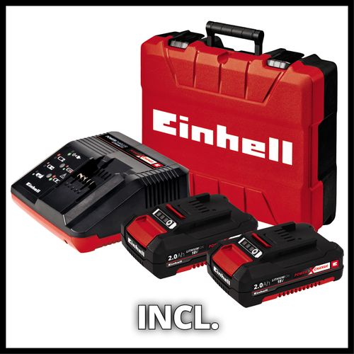 Einhell Akumulatorska udarna bušilica Set TE-CD 18 Li-i BL (2x2,0Ah) Kit slika 8