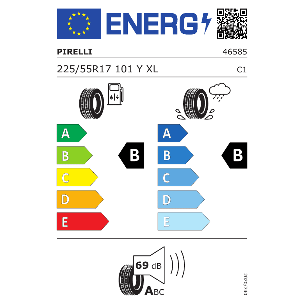 Pirelli Guma 225/55r17 101y powergy 2 xl pirelli ljetne gume slika 2