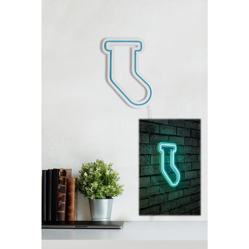 Wallity Ukrasna plastična LED rasvjeta, Socks - Blue slika 12