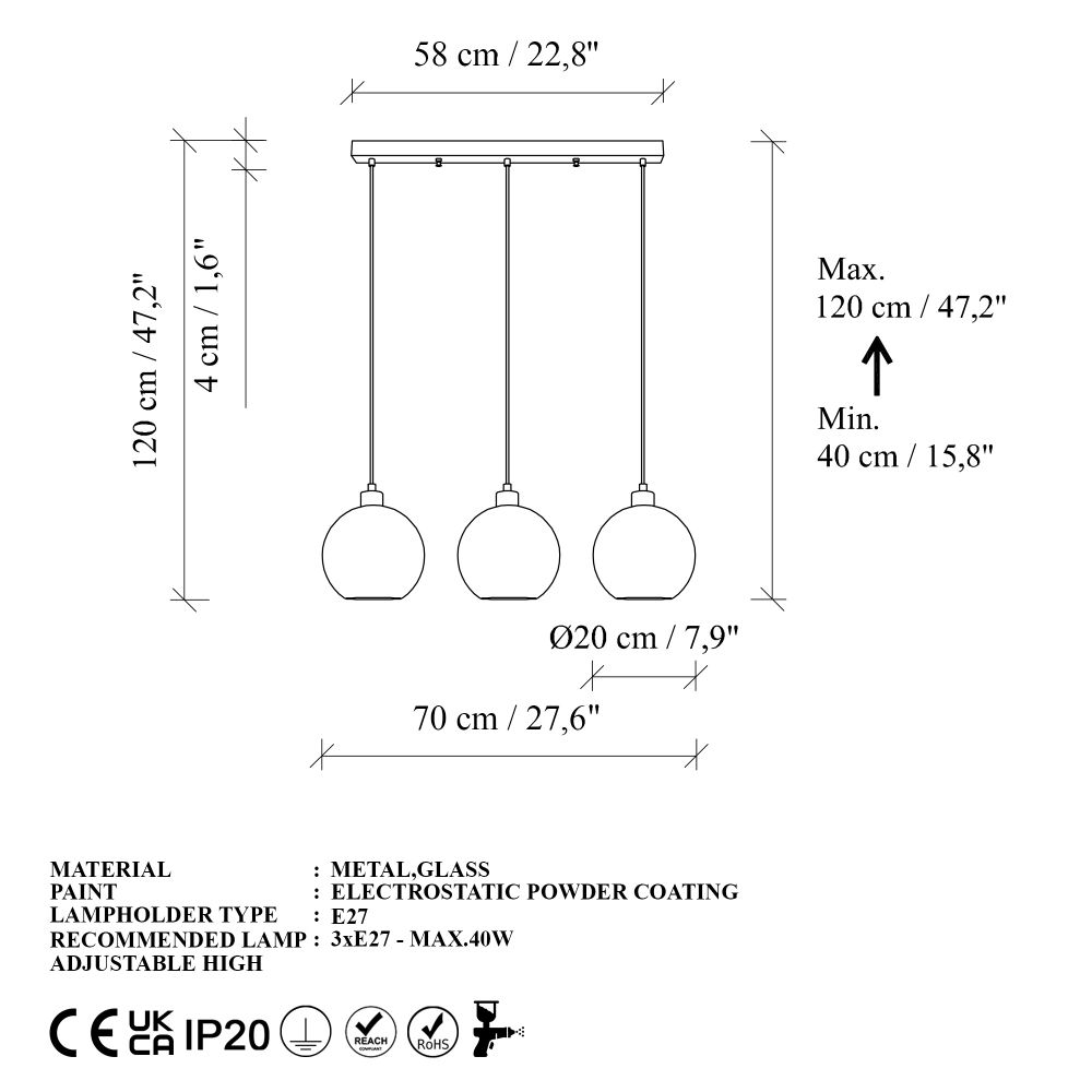 Luster Benek – 20-14352 – Plava boja slika 9