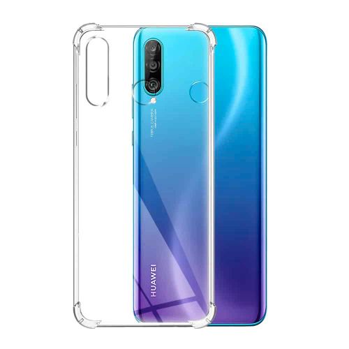 Techsuit Shockproof Clear Silicone prozirna maskica otporna na udarce za Huawei P30 Lite / P30 Lite New Edition slika 3