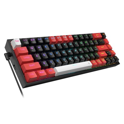 Tipkovnica - Redragon Castor K631RGB Pro Žičana/Bežična/BT Mehanička Crveni Prekidač slika 8