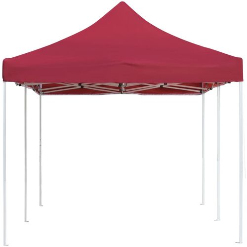 Profesionalni sklopivi šator za zabave 6 x 3 m crvena boja vina slika 19