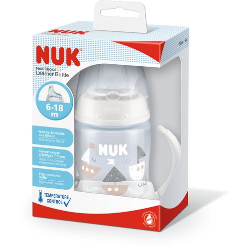 NUK čašica FC learner sa termometrom, silikon, 150 ml multicolor 10215335 slika 3