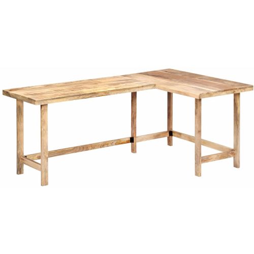 Radni stol od masivnog drva manga 180 x 120 x 76 cm slika 33