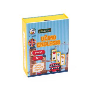 VRABAC LEARN&PLAY, mini edukativna slagalica Učimo engleski