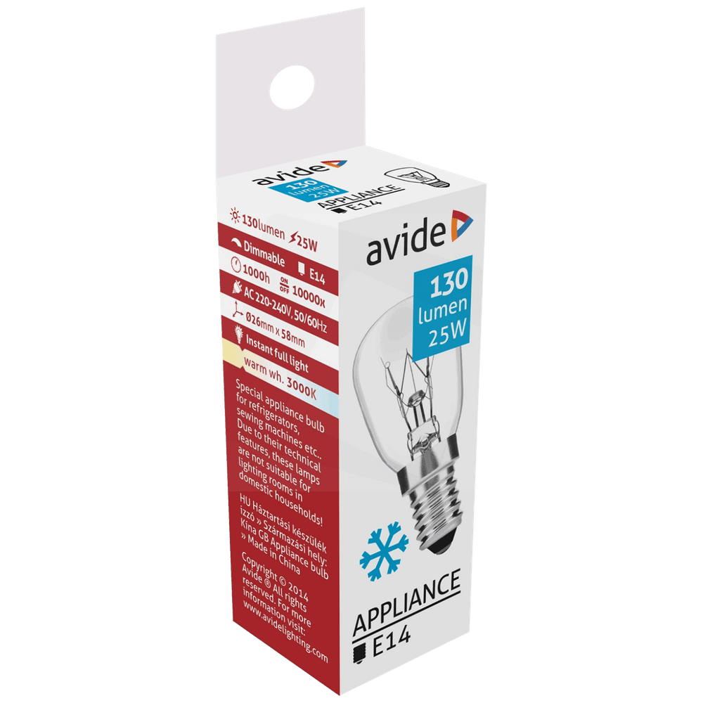 Avide Sijalica za frižider, LED 25W, E14, 3000K, IP20 - Cooling Bulb 25W E14 slika 2
