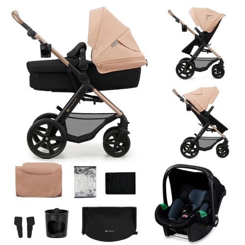 Kinderkraft Kolica Za Bebe Set 3U1 Moov 2 Bež slika 1