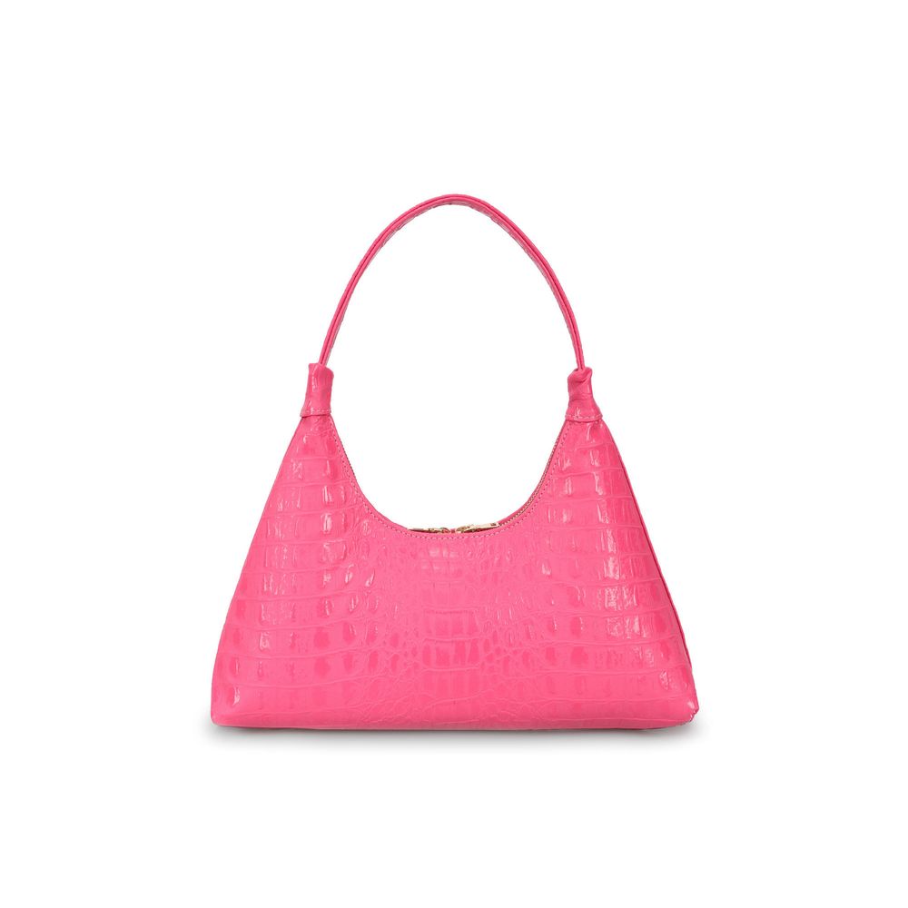 Torba preko ramena 505 - Croco Fuchsia u fuksija boji slika 3