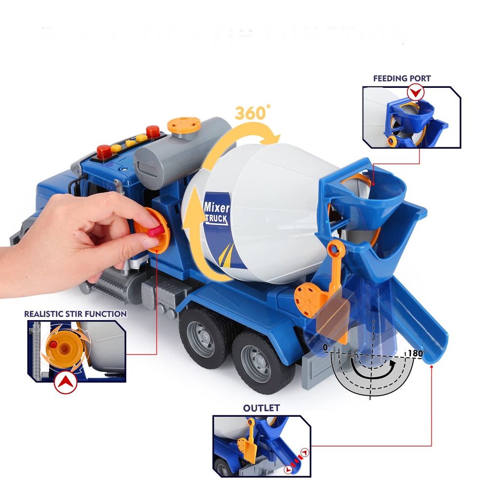 Kamion Mixer 37x18cm slika 3