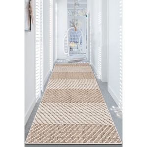 TANKI Staza Tresse Corde Djt Multicolor Hall Carpet (80 x 300)