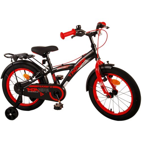 Dječji bicikl Volare Thombike 16" s dvije ručne kočnice crno-crveni slika 3