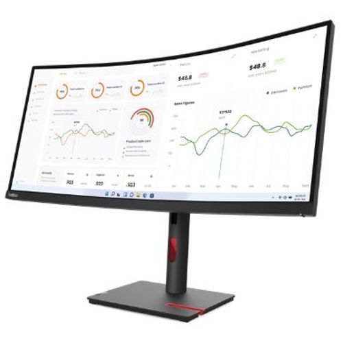 Lenovo T34w-30 (63D4GAT1EU) VA zakrivljeni monitor 34" slika 2