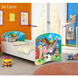 Dječji krevet ACMA s motivom 140x70 cm - 34 Farm