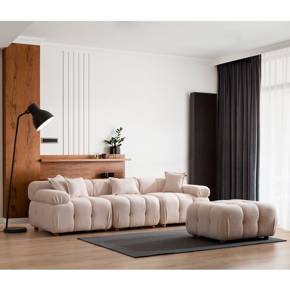 Bellini - Krem Kutić Sofa slika 1