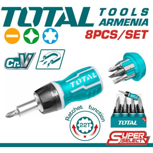 TOTAL 8u1 odvijač TACSDS1726 slika 1