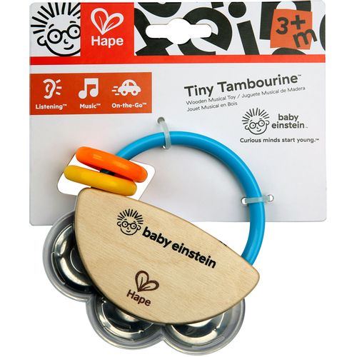 Hape Drvena zvečka mini daire Tiny Tambourine slika 4