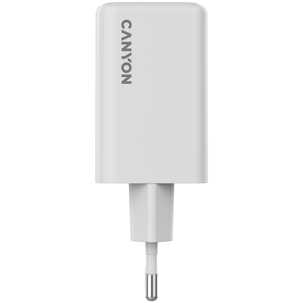 CANYON punjač CU65ACC GaN 65W 2xPD 1xQC EU bijeli slika 2