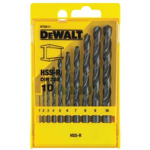 SET SVRDLA METAL 1-10 HSS 10 KOM Dewalt DT5911