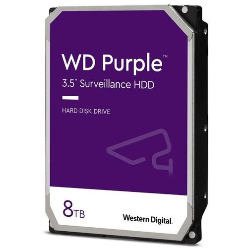 WD 8TB 3.5 inča SATA III 128MB IntelliPower WD84PURZ Purple hard disk slika 1