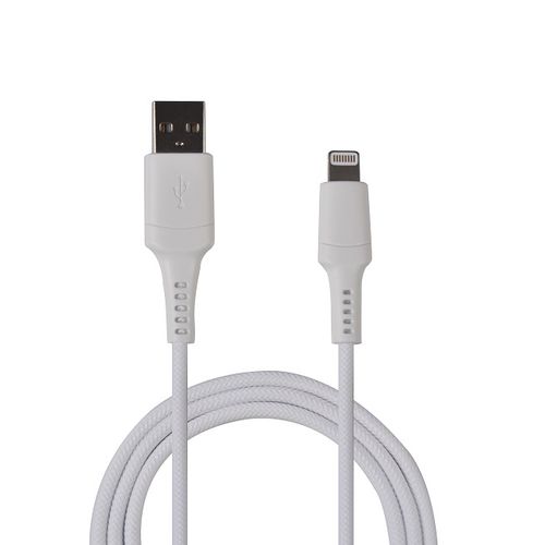 MaxMobile data kabel I-PHONE LIGHTNING-USB MFI Apple KEVLAR QC 3A 1,2m white slika 2