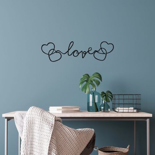 Wallity Metalna zidna dekoracija, Love - 491 slika 3