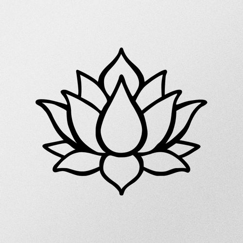 Wallity Metalna zidna dekoracija Lotus Flower 1 Metal Decor slika 4