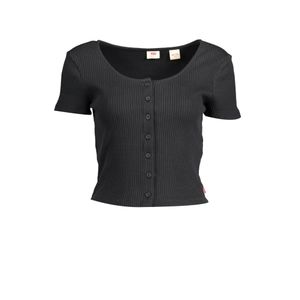 LEVI'S WOMEN'S SHORT SLEEVE T-SHIRT BLACK