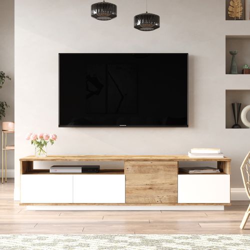 Hanah Home FR5 - AW Atlantic Pine Beli TV sto slika 1