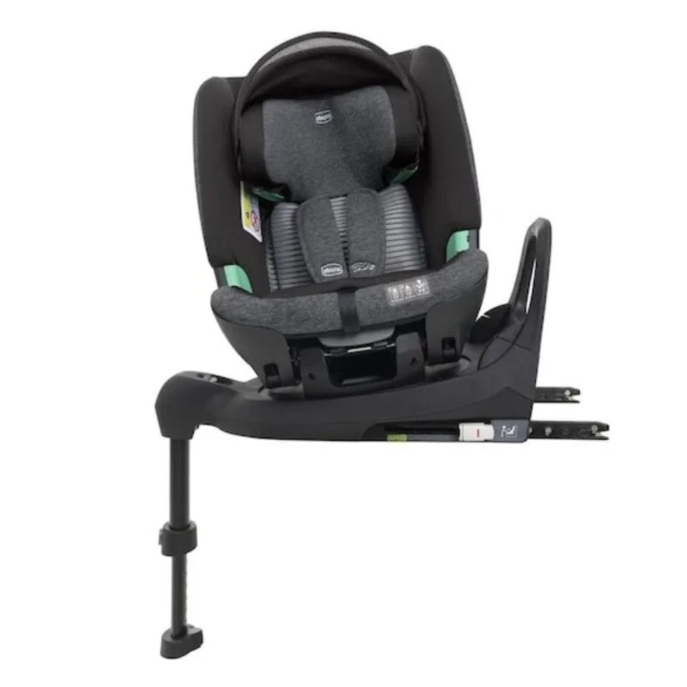 Chicco Rotirajuća autosjedalica Bi-Seat Air 360° i-Size (0-36 kg) Isofix, Black slika 3