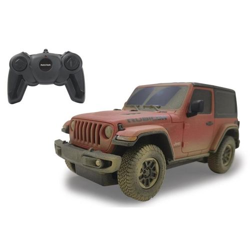 Jamara auto na daljinsko upravljanje Jeep Wrangler Rubicon, smeđi 1:24 slika 1