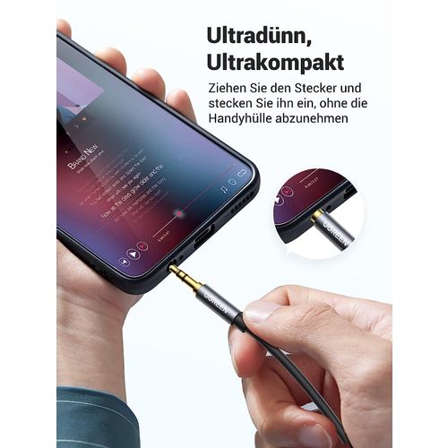 UGREEN produžni kabel za slušalice 3.5mm, kompatibilan s uređajima (1m) slika 4