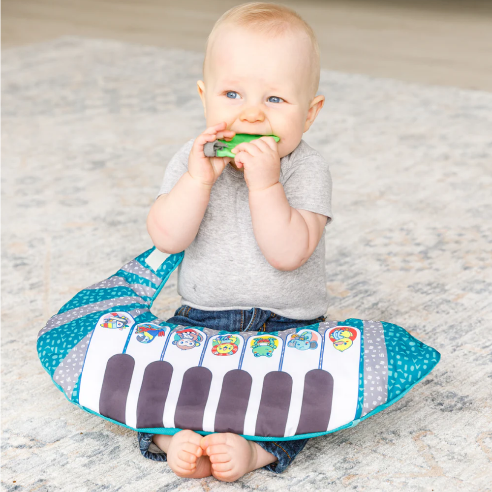 Infantino 313021 Muzički jastuk Grow With Me 3U1 Tummy Time Piano slika 6