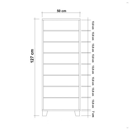 Filinta Fas - White White
Black Shoe Cabinet slika 6