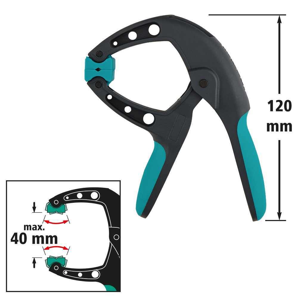 Wolfcraft Stega Sa Oprugom Pro Ergo FZH 40 / 40 mm - 3626000 slika 6