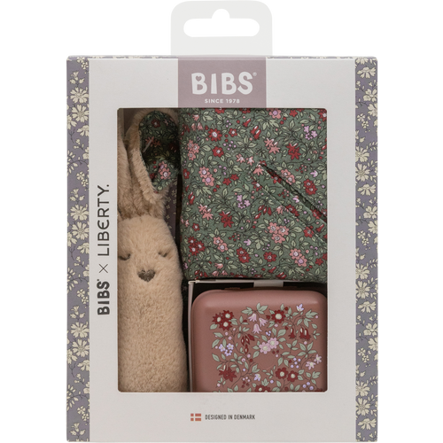 BIBS x Liberty X-MASS poklon set Chamomile Lawn Woodchuch slika 1