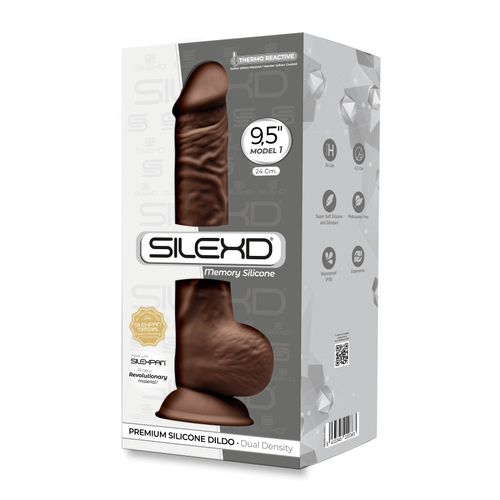 Dildo SILEXD Model 1 (9.5) Brown slika 1