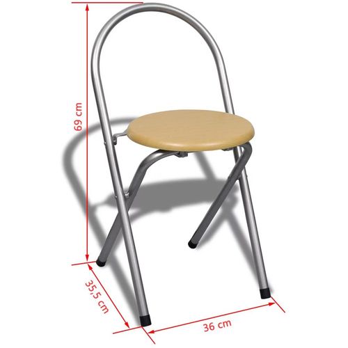 Sklopivi Barski Set s 2 Stolice slika 18