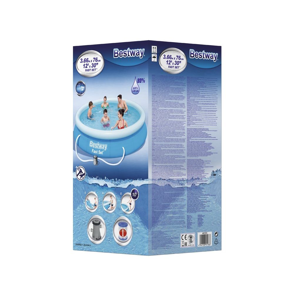 Bestway bazen 366x76cm 57274 slika 5