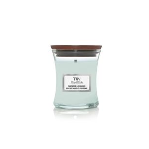 WOODWICK CLASSIC MINI, svijeća mirisna Sagewood & Seagrass 