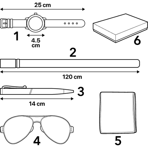 Set modnih dodataka Hilcon slika 5