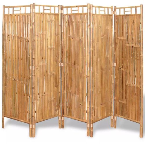 Sobna Pregrada/Panel Ograda od Bambusa s 5 Panela 200x160 cm slika 6