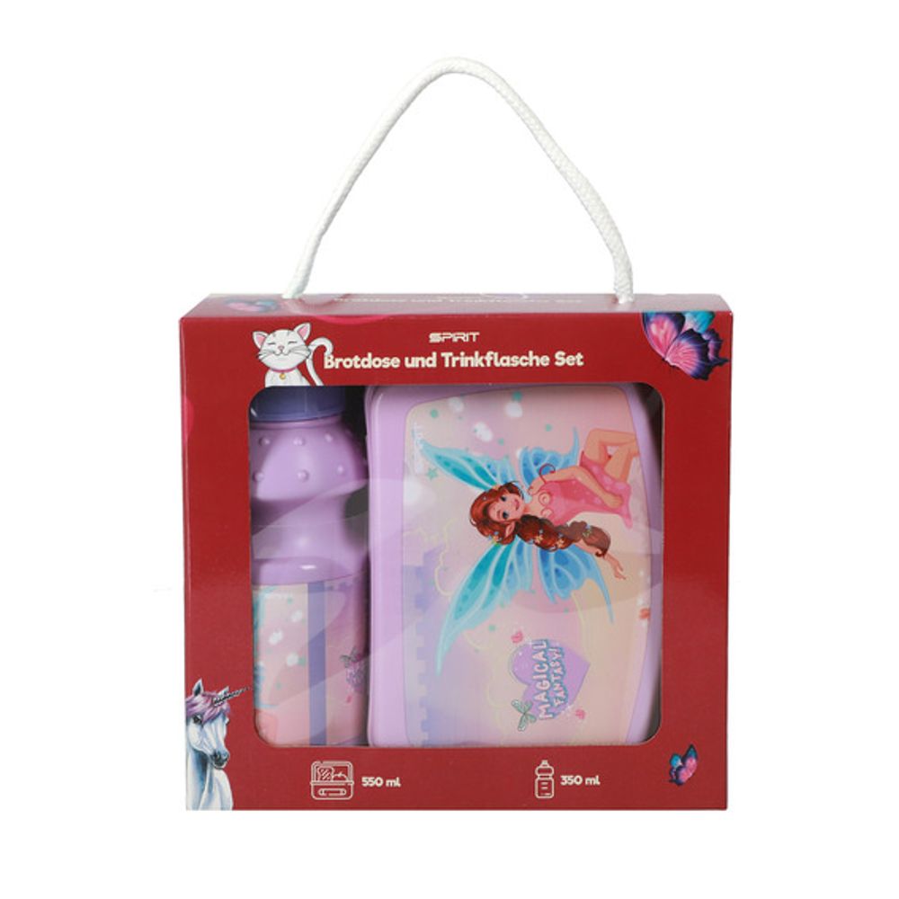 Spirit set za užinu Fairy – kutija 550 ml + flaša 350 ml slika 1