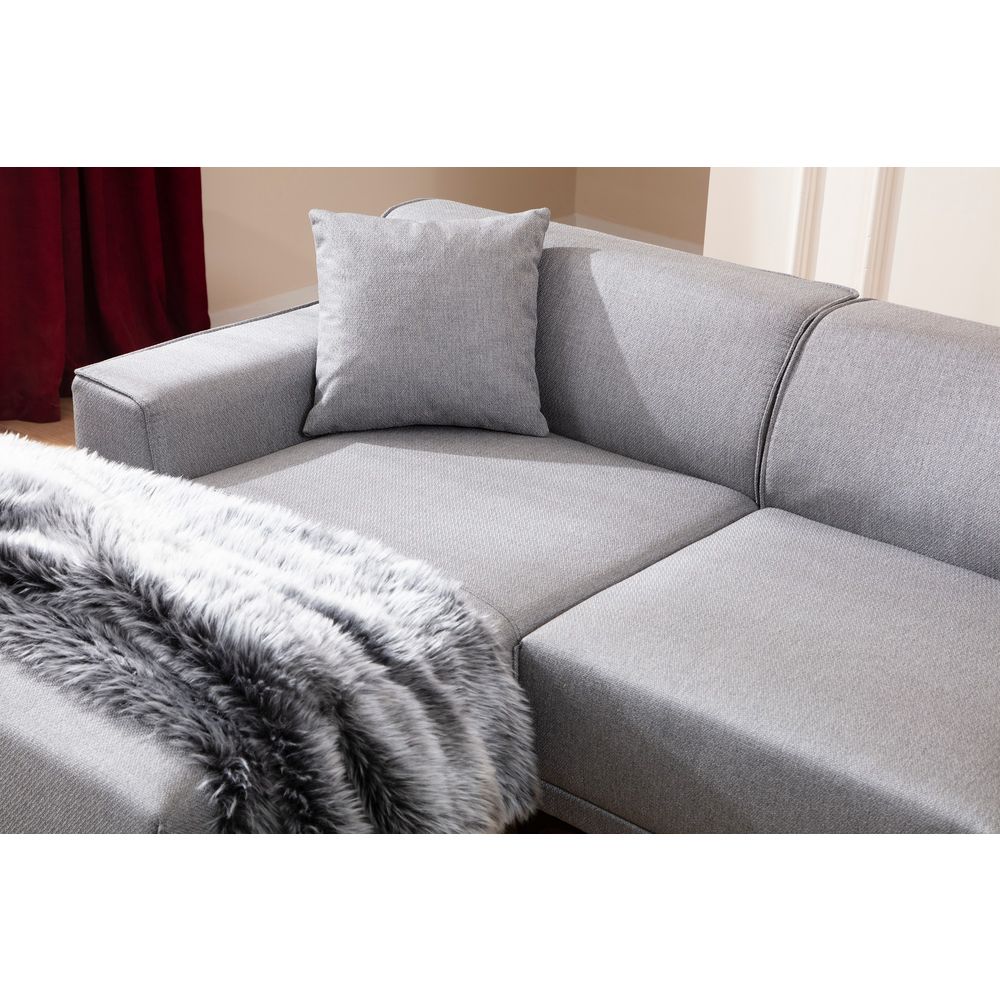 Petra L Kutna Sofa - Svijetlo Siva slika 3