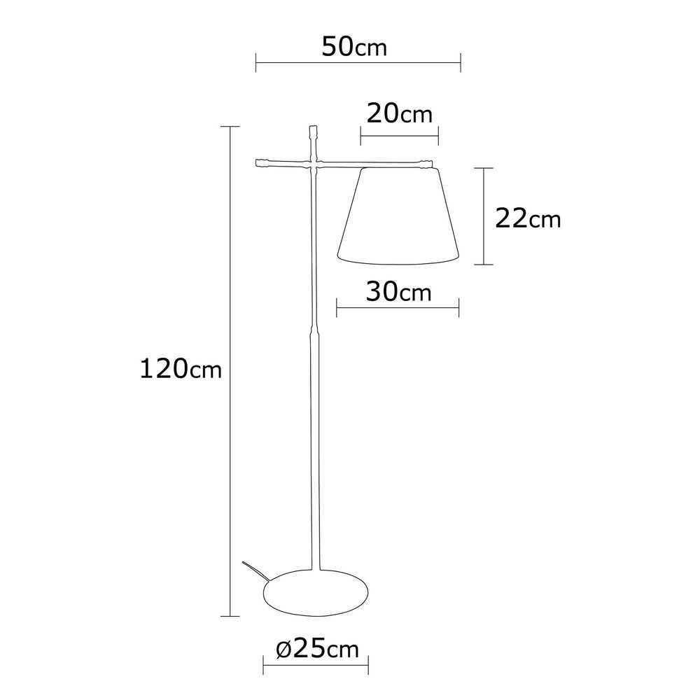 Assos - N-715-US Crna Podna Lampa slika 3